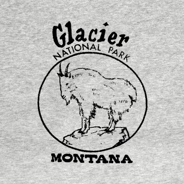 Vintage Glacier National Park by visibleotters